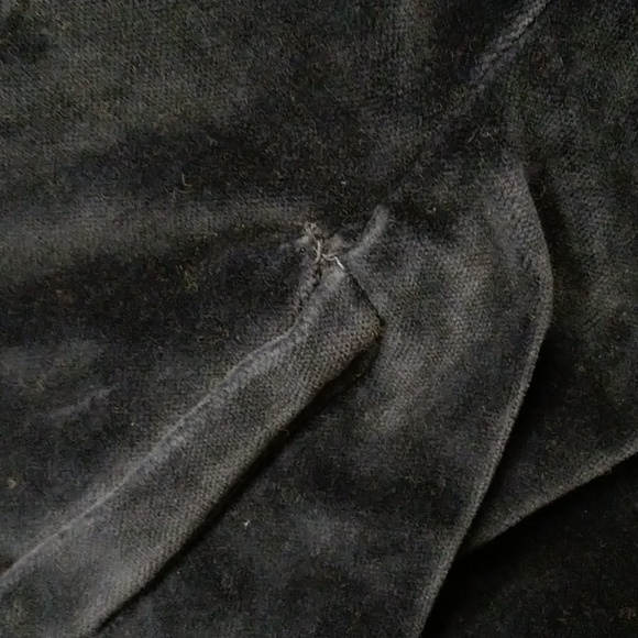 Royal blue velvet short - Picture 4 of 4